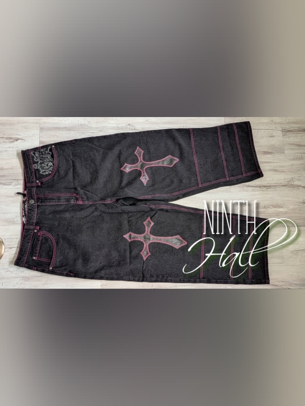 Ninth Hall "Astray Ambition" Black Denim Men's Jeans sz40
